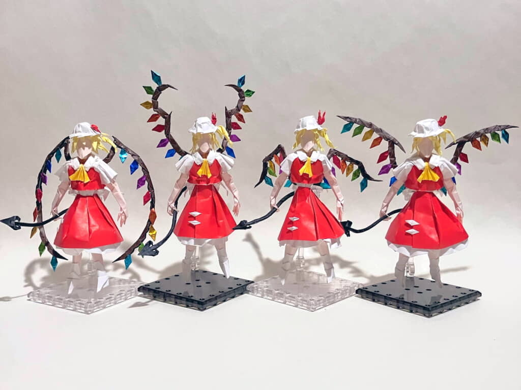 「フランドールをおりがみでおりました」