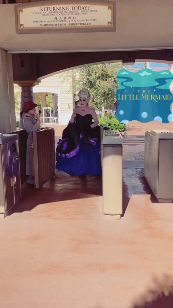 ゲートを通る姿も優雅