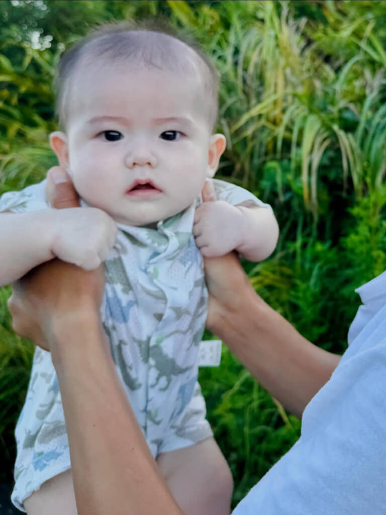 見事なキョトン顔です