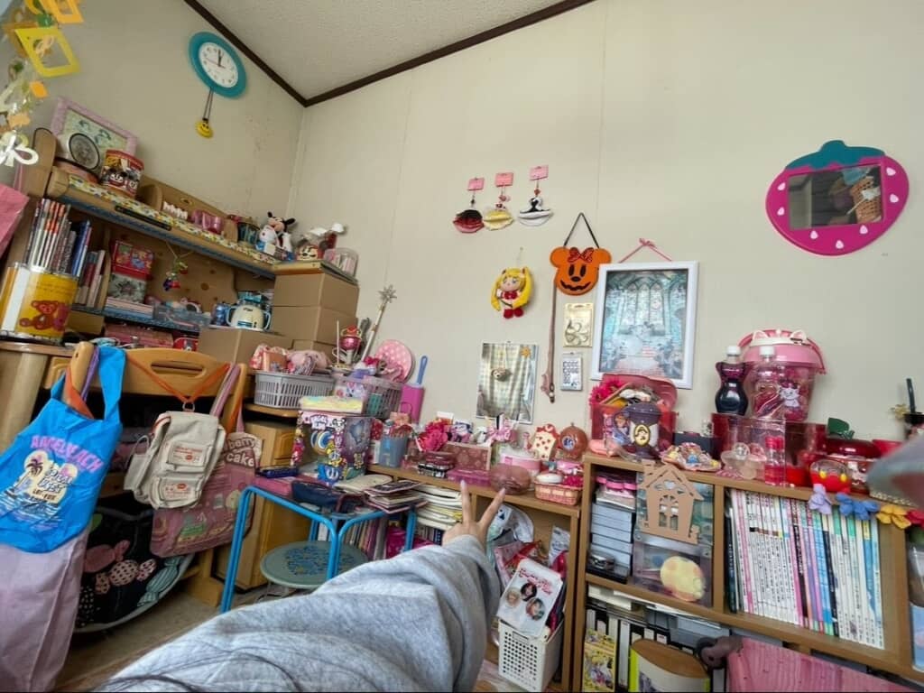 なーちゃんさんの実家の部屋