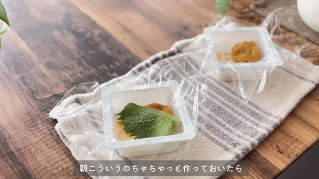 好みのおかずを入れて