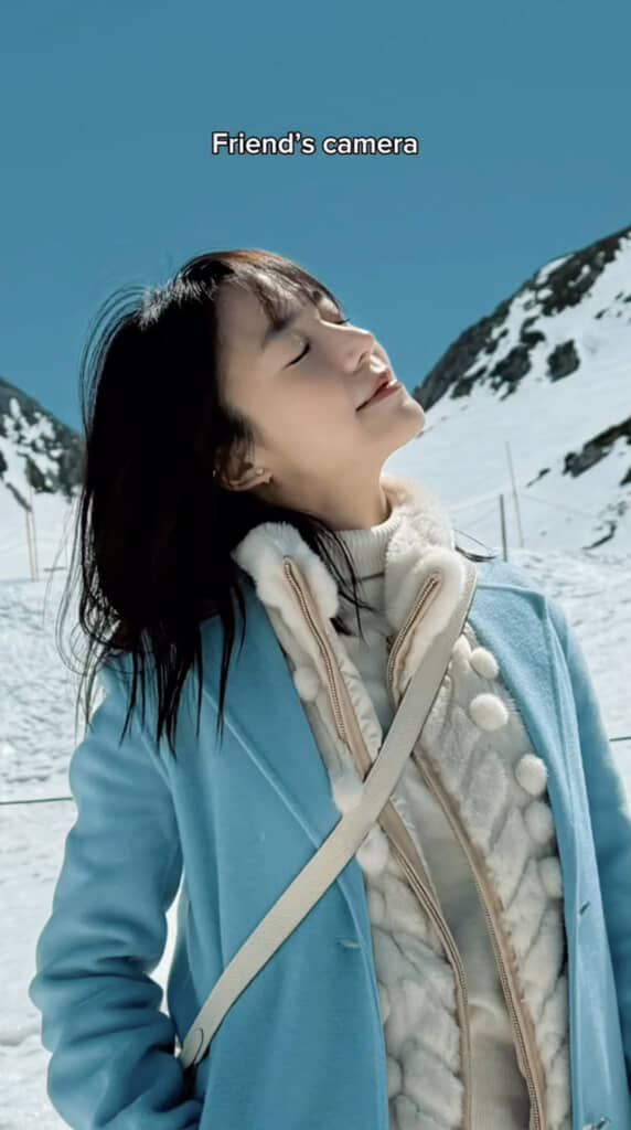 友人の写真はとてもオシャレ