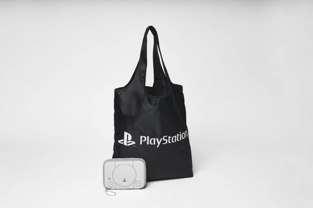 初代「PlayStation」モチーフの
収納ケースとエコバッグ