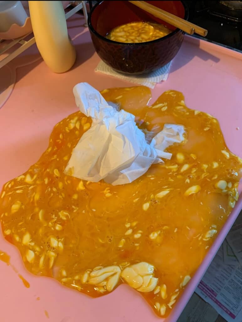 たべる前にぶわっとなったね……