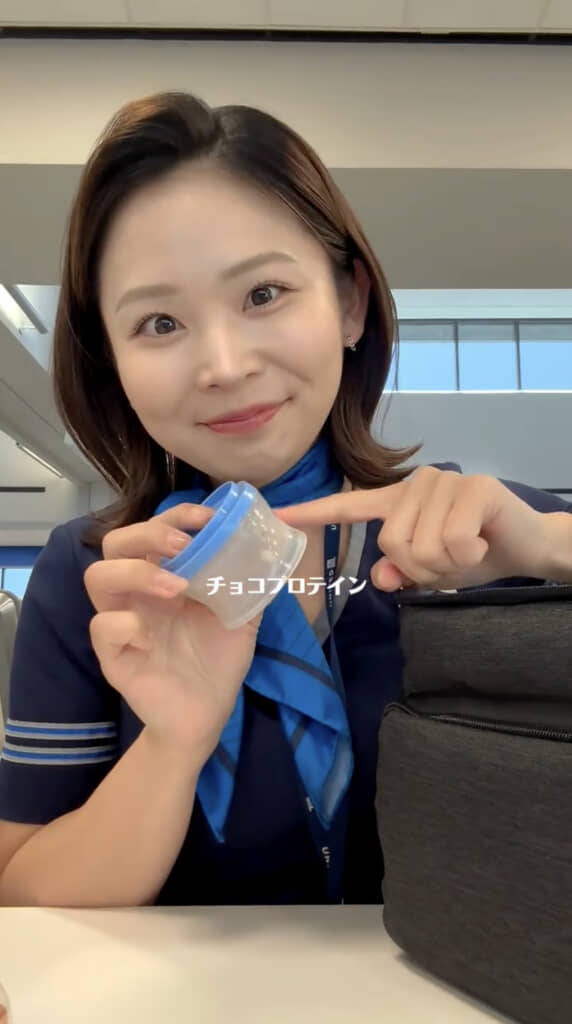 小分けにしたプロテインも用意