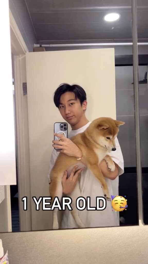 生後1年目、ついに片腕に収まらなくなったGoogleちゃん