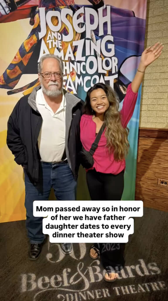 母と3人で行っていた観劇を現在も続けています