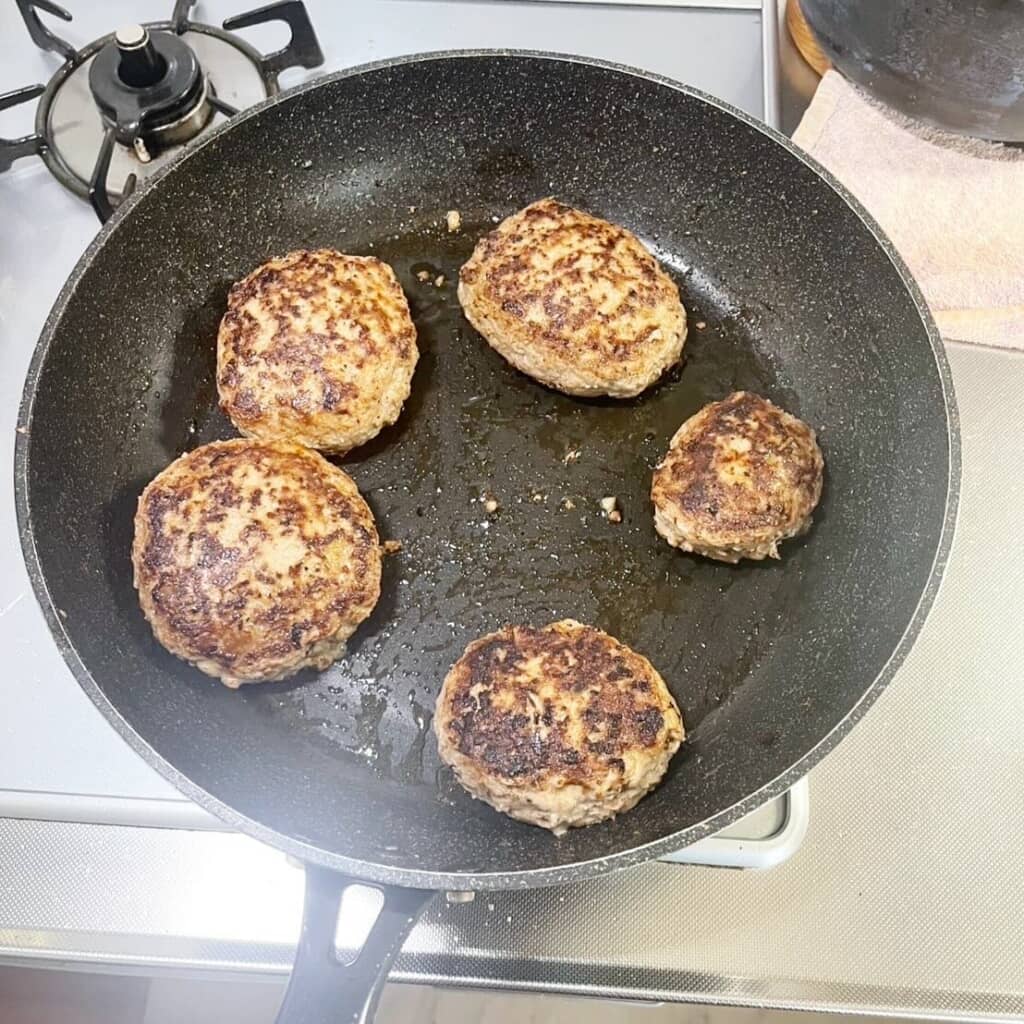 おいしそうなハンバーグ