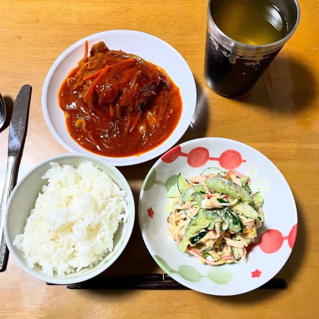 夕食の完成！