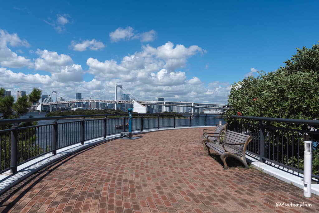 レインボーブリッジを一望
