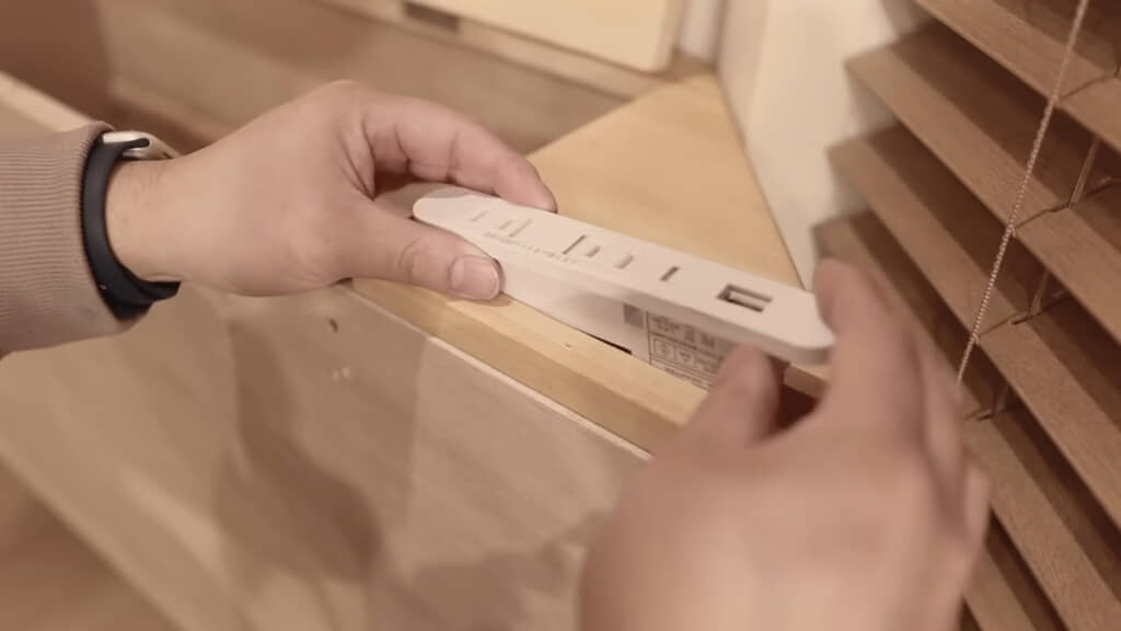 電源タップもピッタリ！