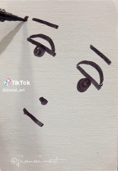 雑な下描きだと思ったら……「え？」 “信じられない女性の絵”に