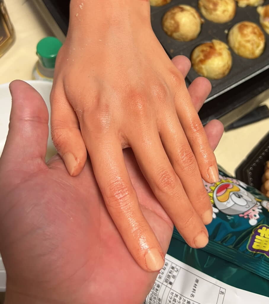 カップルでタコパかな……？
