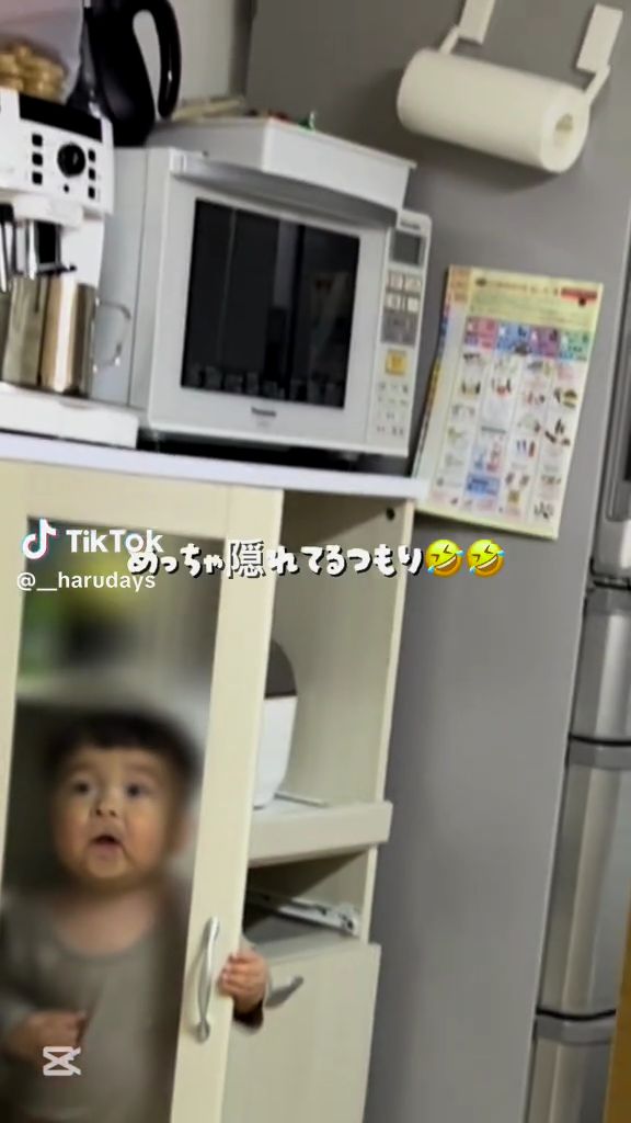 一生懸命隠れているんです