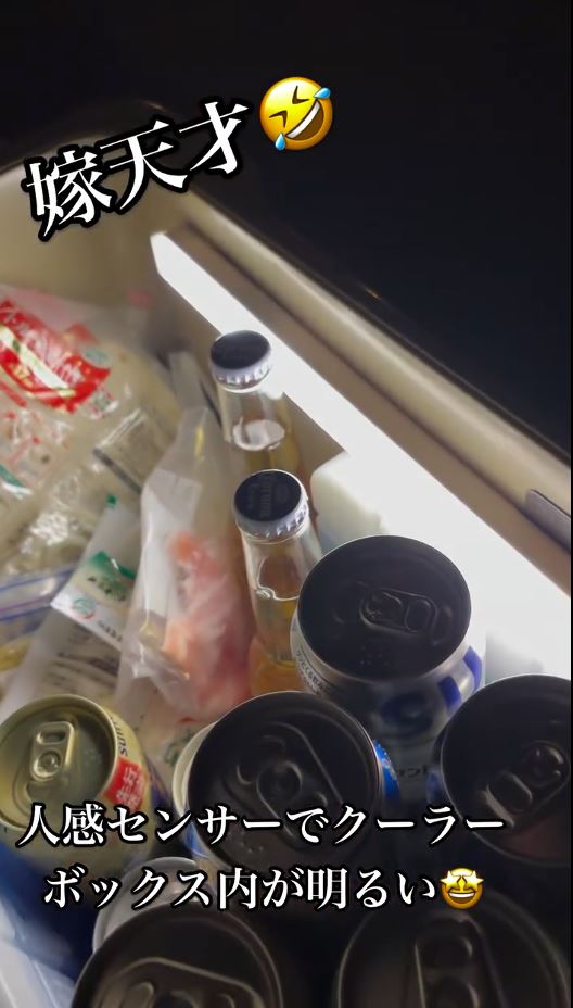 ライトは20センチ程度の薄型