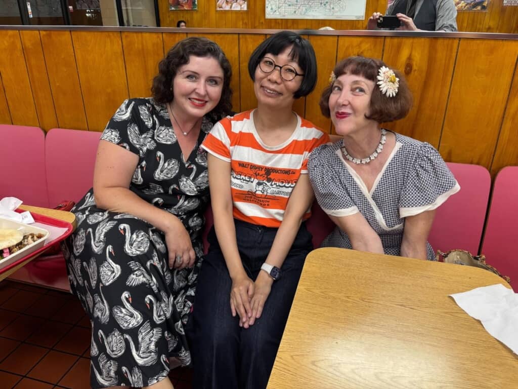 笑顔の3ショット