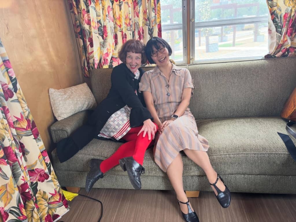 ソファでの2ショット