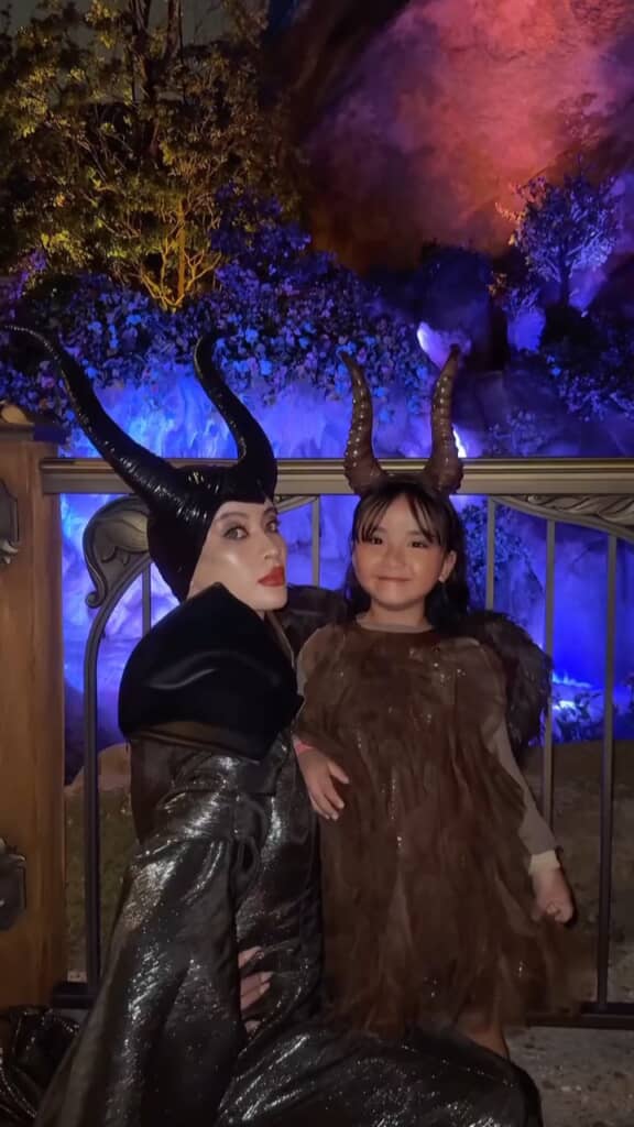 夜のマレフィセントも美しい