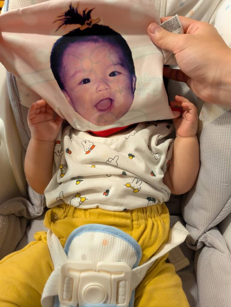 Kotoさんが赤ちゃんのころに大変身