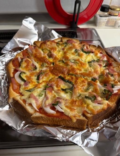 超熟で作ったピザトースト
