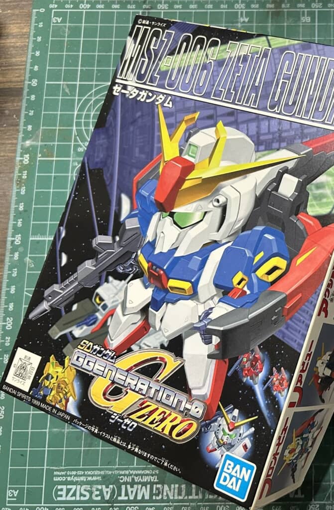 SDガンダム版「Zガンダム」のプラモデル