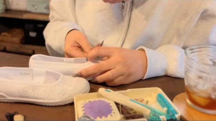 刺しゅうスタート！