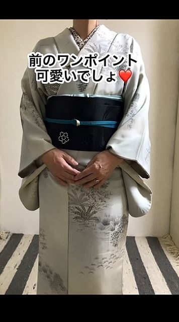 前のワンポイントがかわいい