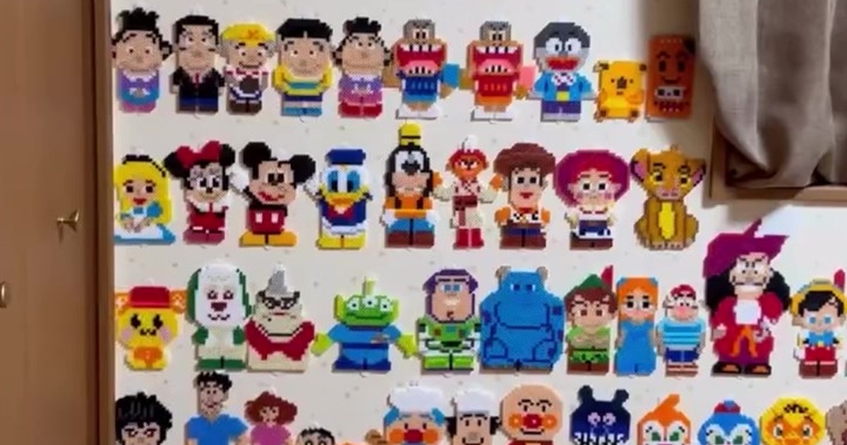 アイロンビーズで埋め尽くされた部屋を、使いやすくリフォームしたら……　驚きの空間に「なんてトキメくお部屋なの！」「夢の国ですか」（1/3） | リフォーム・リノベーション・DIY ねとらぼ