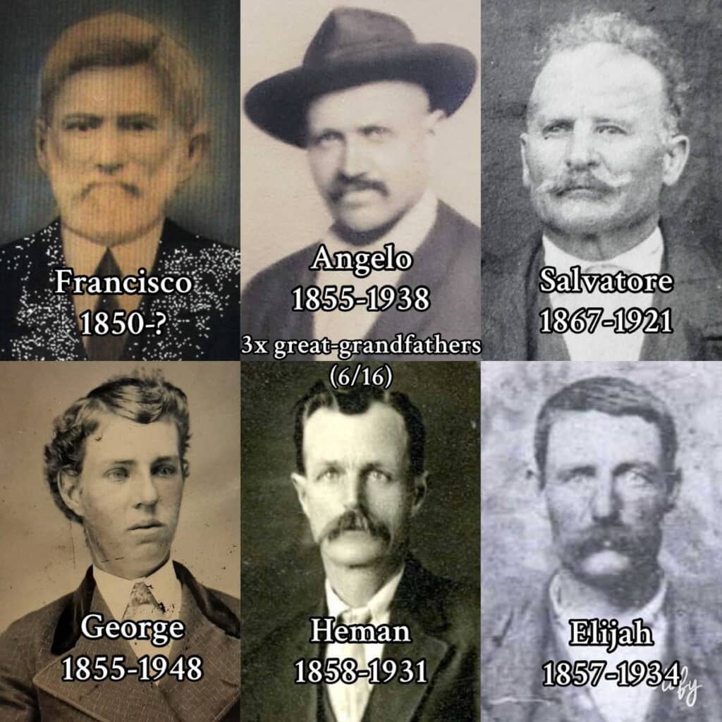 5代前、“曽々々父”の面々