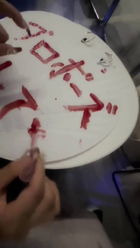 ハートを添えて