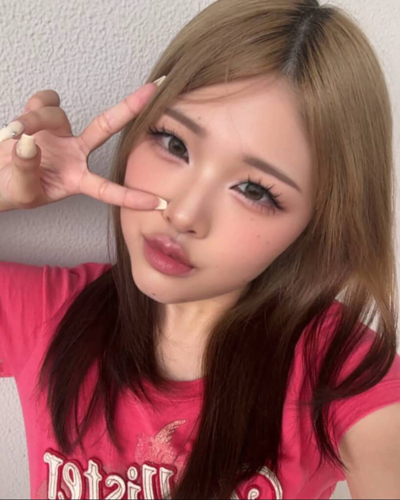 ギャル風メイクも似合います