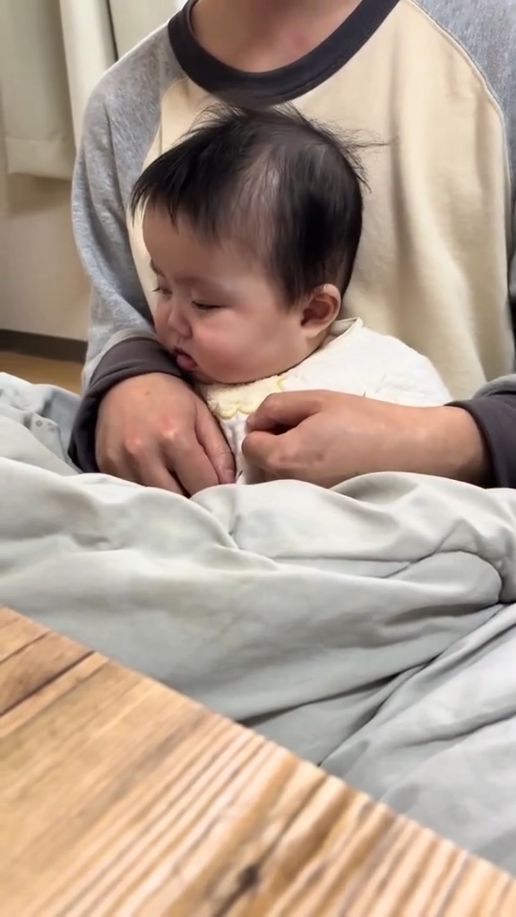 ……7秒で寝た！