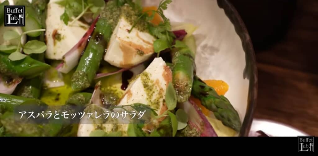モチ子さんがもう一度食べたいという「「アスパラとモッツァレラのサラダ」」
