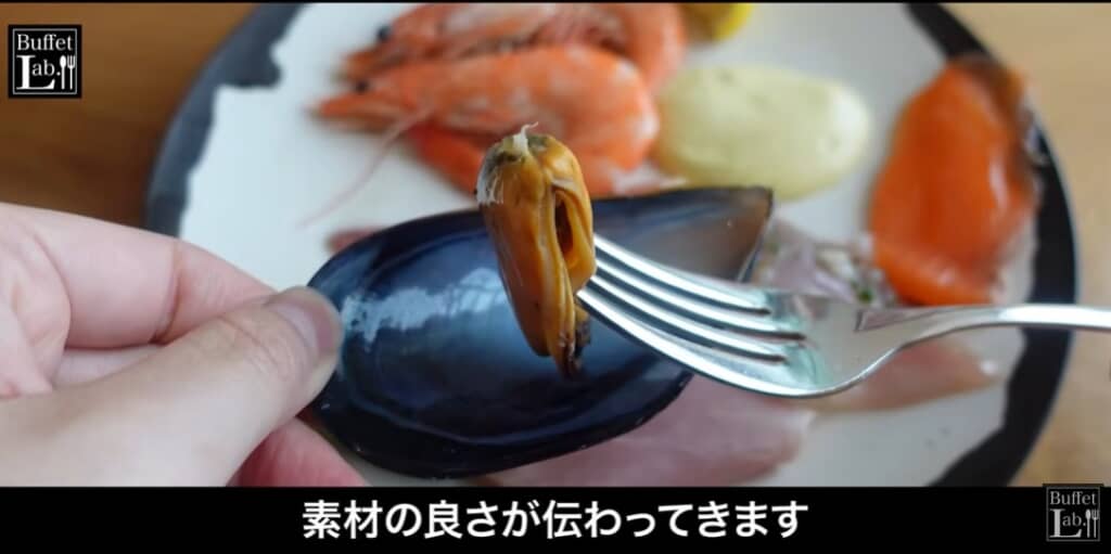 シーフードがおいしいビュッフェ！