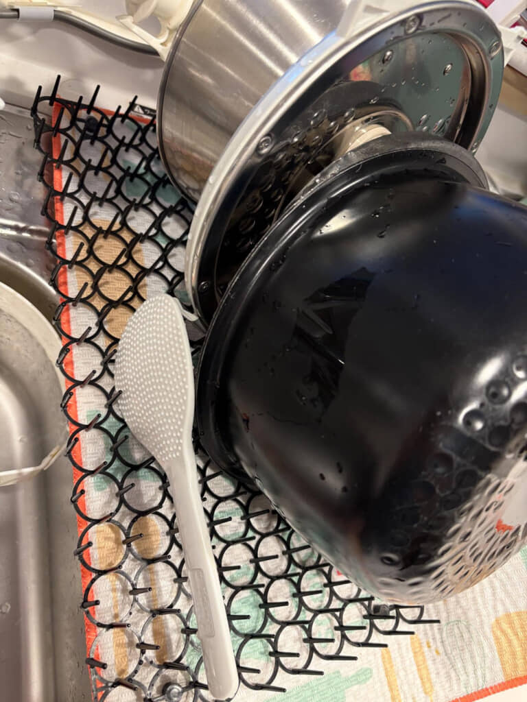 大きな鍋も安定