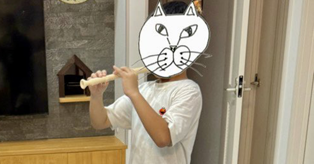 小3息子がリコーダーの練習を始めた、次の瞬間……「童話の世界すぎる」　“衝撃の光景”が120万表示　「こんな生活してみたい」（1/2） | 猫 ねとらぼ