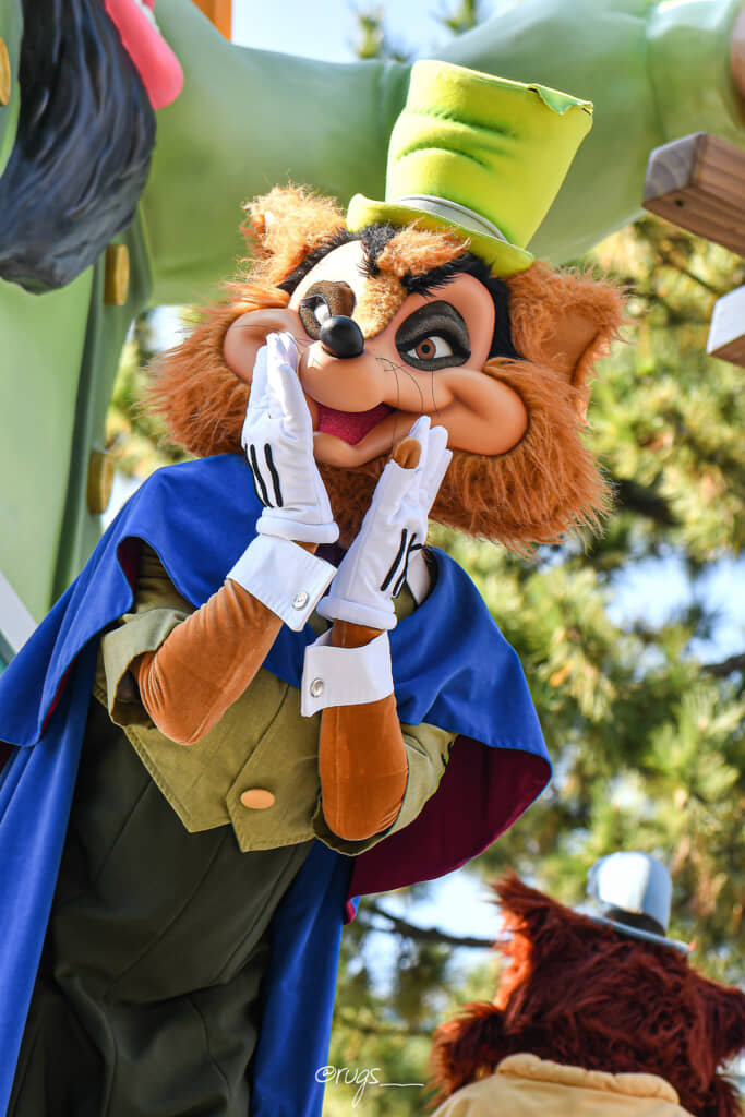 昼間のパレードで撮った写真