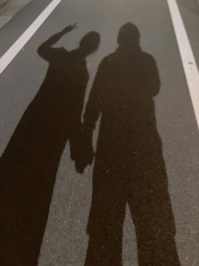 撮影しているのはいつも夫