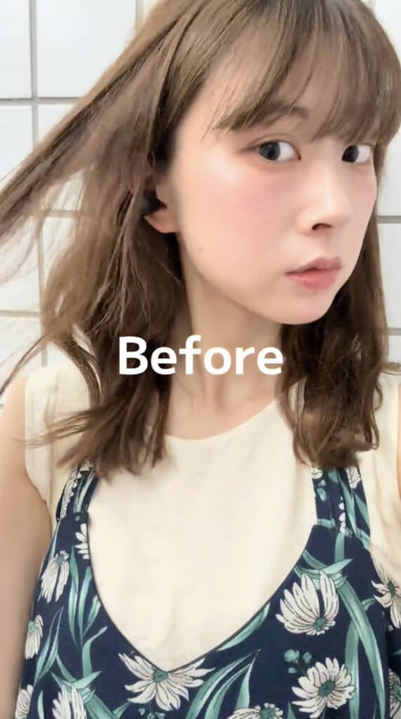 イメチェン前の彼女さん