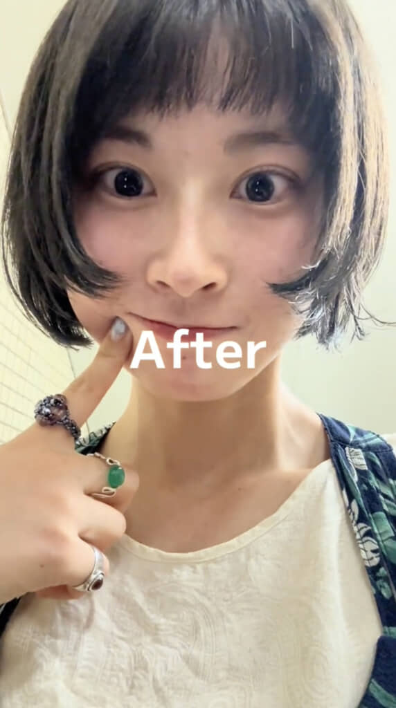 大胆イメチェン完了！