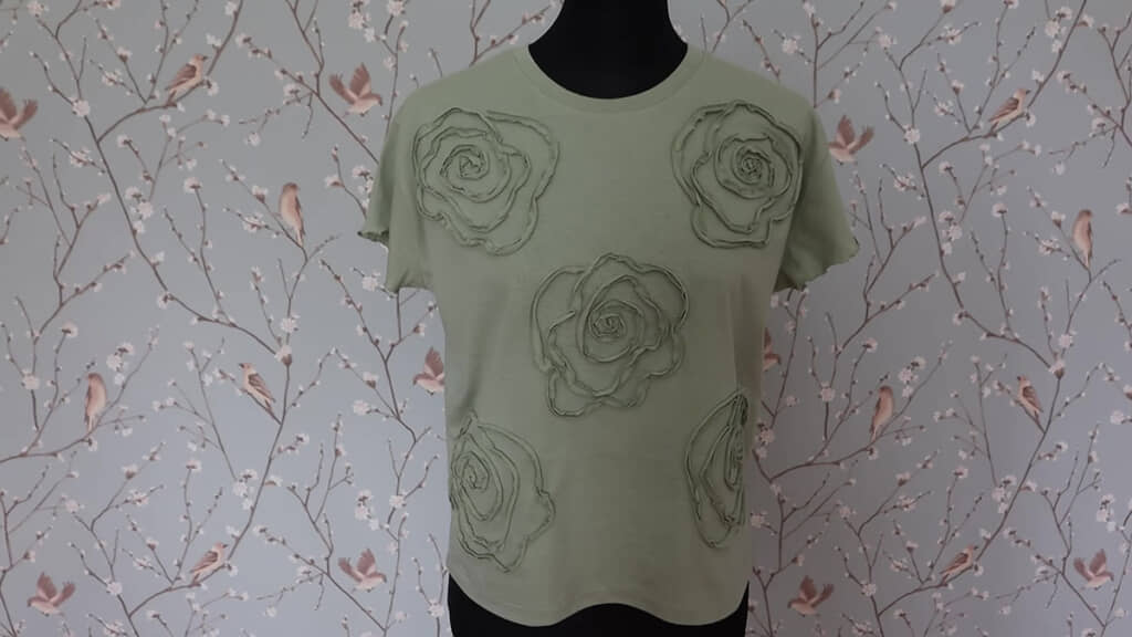 Tシャツリメイクの完成品