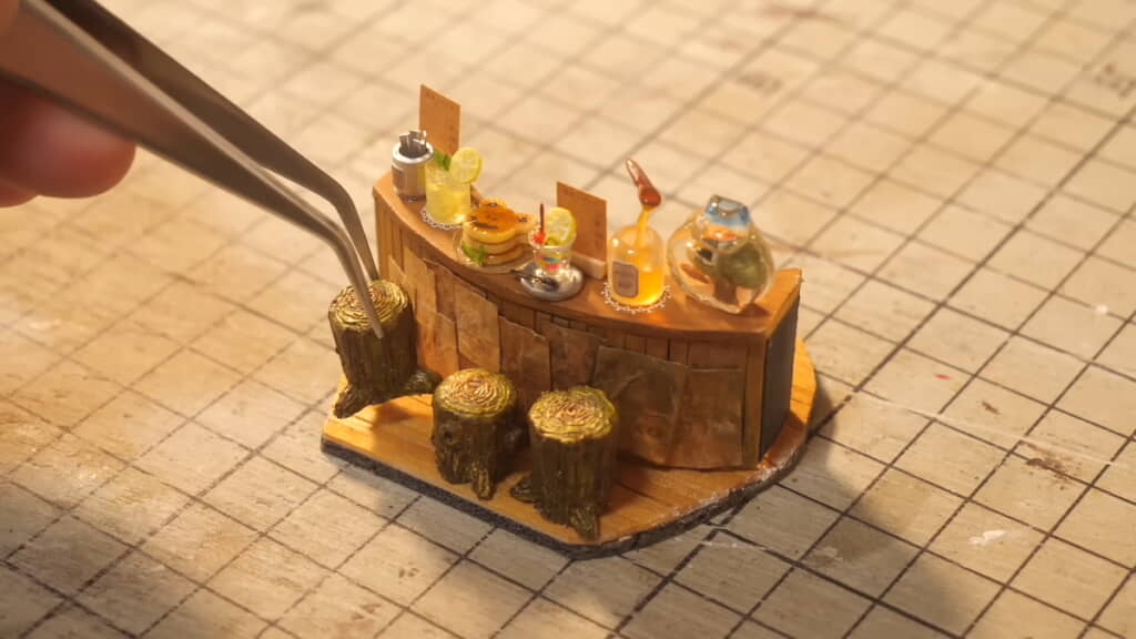 ゼロから作ったカフェコーナー
