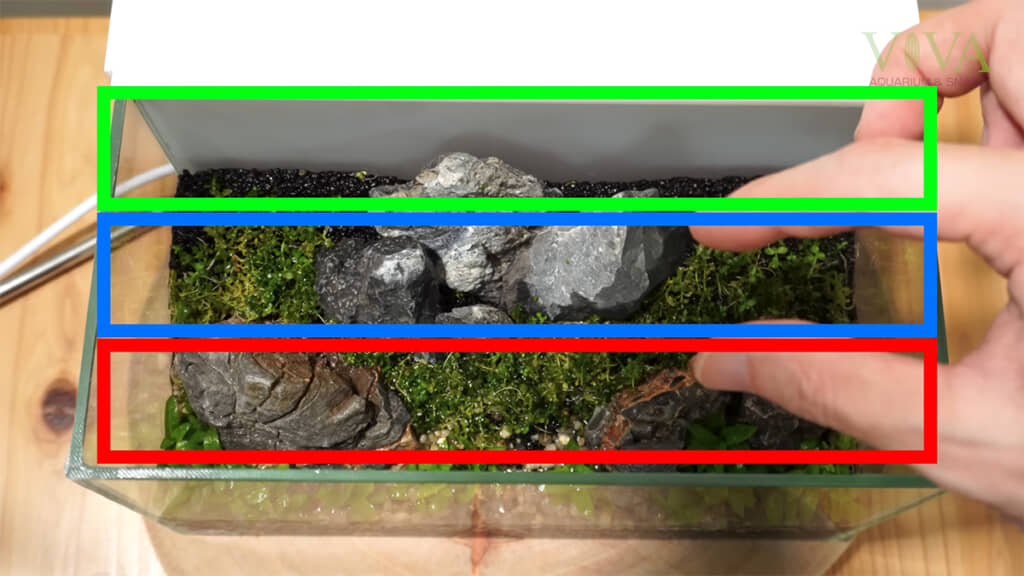 当初の予定通り、3つのレイヤーを意識してレイアウトをしました