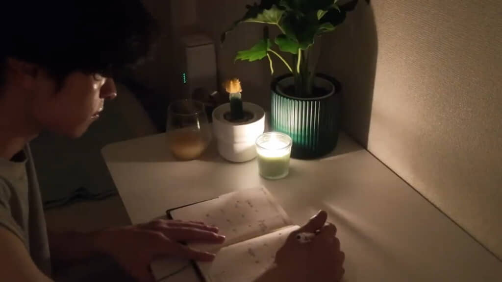 夜は暗めの光でリラックス