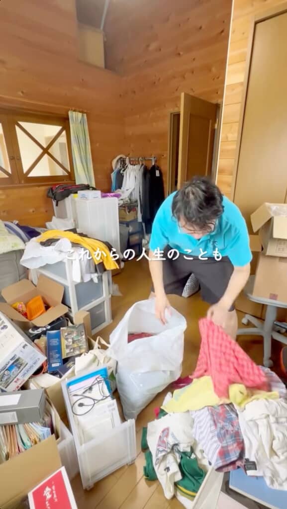 汚い部屋が自身の精神状態にリンクしているように感じたそう