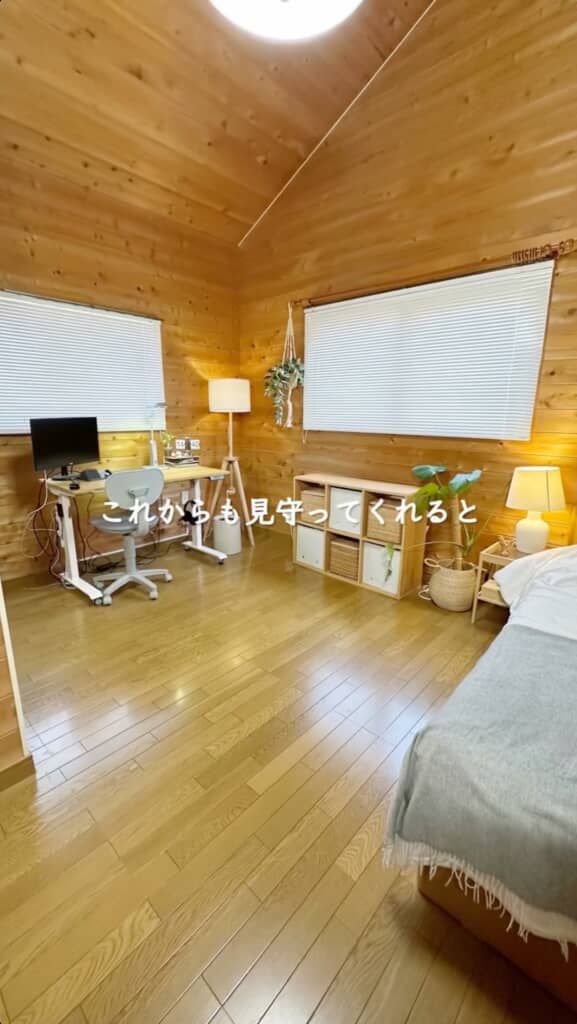 1年間かけて見違えるほどきれいな部屋に変わりました！