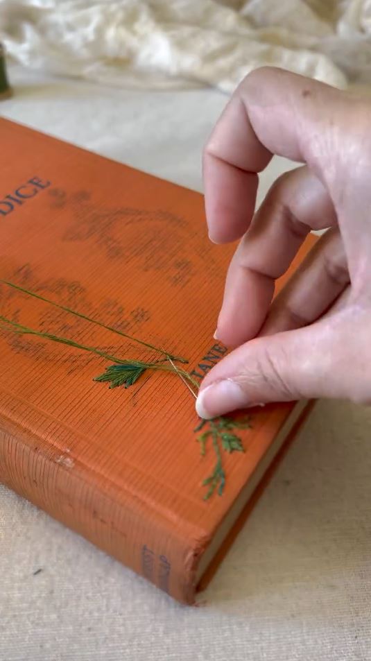 汚れた古いハードカバーの本の表紙を刺しゅうで彩り3カ月後……　1500万再生の驚きの作品に「冗談でしょ？」「魔法のよう」【海外】（1/3） | ライフスタイル ねとらぼ