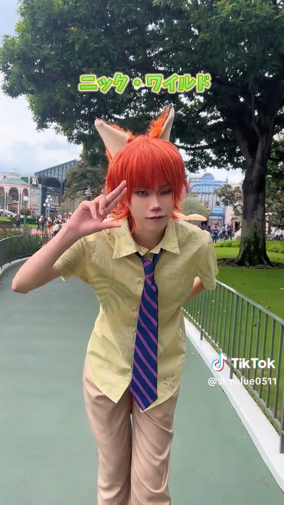 皮肉屋らしい表情がニックそのもの