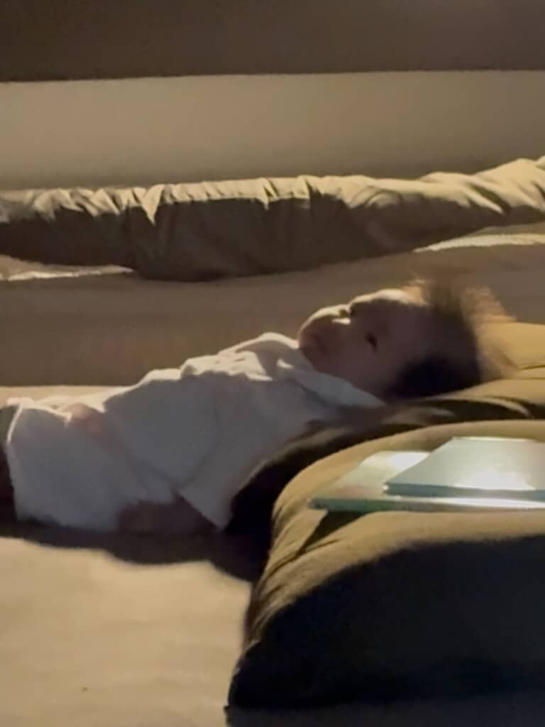 しっかり起きている！