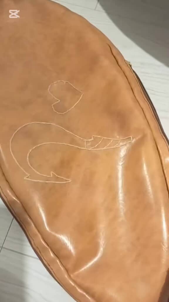 自作したモアナのオールっぽいカバン・ブレード部分